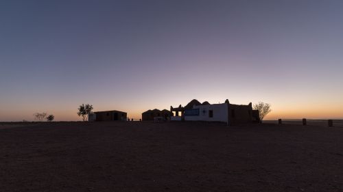 Abendstimmung auf dem Campingplatz